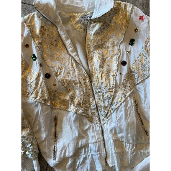 Clipper Bay Windbreaker Jacket Pants Nylon 90s NWT Small Retro 80s Vintage Y2K - Picture 2 of 13